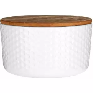 Image of Geome Dolomite and White Mod Storage Canister - Premier Housewares