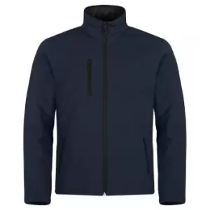 Image of Clique Mens Padded Soft Shell Jacket (S) (Dark Navy)