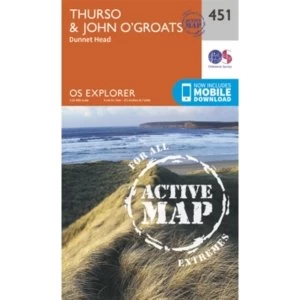 Image of Thurso and John O'Groats by Ordnance Survey (Sheet map, folded, 2015)