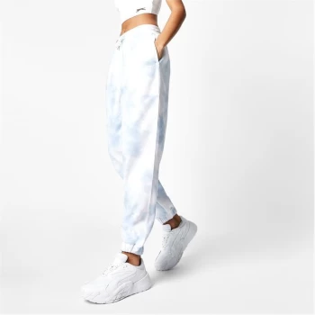 Image of Slazenger x Sophia & Cinzia Fleece Joggers - Blue Tie Dye