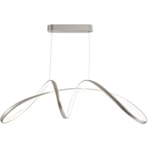 Image of Onli Infinity Bar Pendant Ceiling Light Silver 4500K