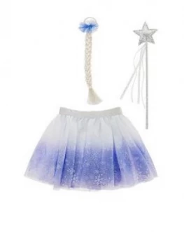 Image of Monsoon Girls Reversible Frosted Dress Up Set - Blue