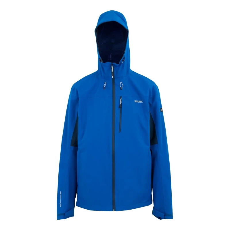 Image of Regatta Regatta Men 'Birchdale' Waterproof Shell Jacket in Duck Egg Blue Size: 2X-large Duck Egg Blue XXL Male 5063516131144