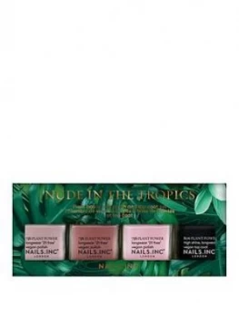 Image of Nails Inc Nude In The Tropics Nail Polish Quad
