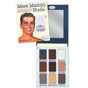 Image of The Balm Meet Matte nude. Matte eye shadow palette 9 Multi