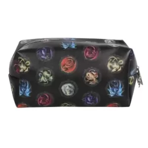 Image of Anne Stokes Dragons of the Sabbats Toiletry Bag (One Size) (Black)