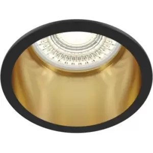 Image of Maytoni Technical - Reif Technical Reif Black with Gold Recessed Downlight