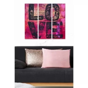 Image of MDF1868067 Multicolor Decorative MDF Painting (3 Pieces)