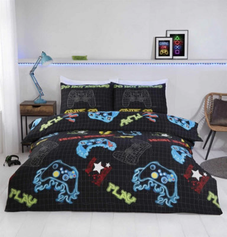 Image of Rapport Gamer Duvet Cover Set Single Bedding Set
