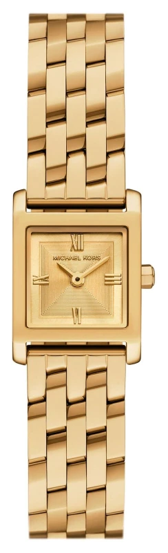 Image of Michael Kors MK4931 Georgie Square (19mm) Gold Dial / Gold Watch
