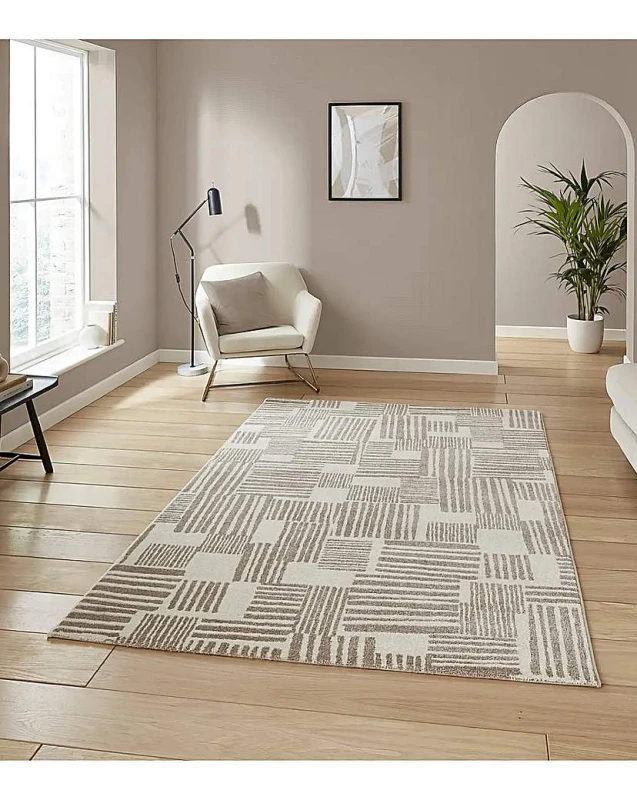 Image of Catherine Lansfield Blocks Modern Abstract Rug