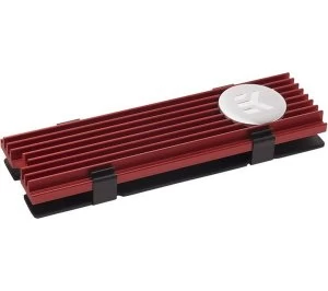 Image of EK-M.2 NVMe Heatsink - Red & Black, Red
