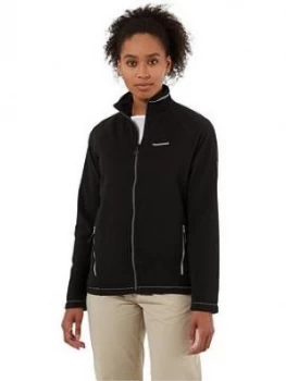 Image of Craghoppers Miska Fleece Full Zip Jacket - Black, Size 8, Women