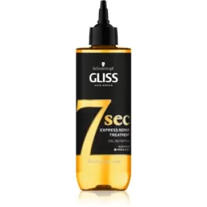 Image of Schwarzkopf Gliss 7 sec Regenerating Treatment For Thin, Stressed Hair 200ml