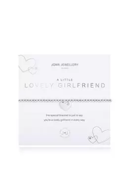 Image of Joma Jewellery A Little , Lovely Girlfriend , Silver , Bracelet , 17.5Cm Stretch