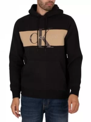 Image of Colour Block Pullover Hoodie