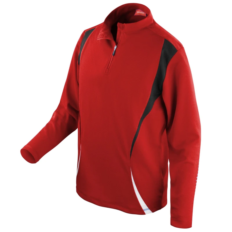 Image of Spiro Womens Sports Trial Performance Training Top in Red Size: Small Red Female S