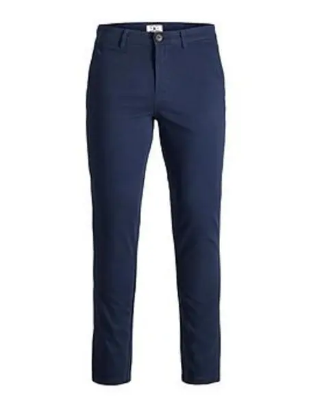 Image of Jack & Jones Navy Junior Slim Fit Chinos