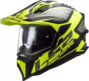 Image of LS2 MX701 Explorer HPFC Alter Motocross Helm, black-yellow, Size S, black-yellow, Size S