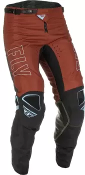 Image of Fly Racing Kinetic Fuel Motocross Pants, black-brown, Size 36, black-brown, Size 36
