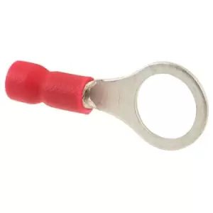Image of TruConnect M8 Stud Size Red 25A Ring Connector Pack of 100