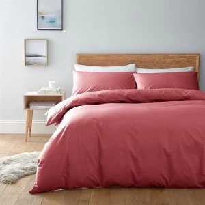 Image of Linea Egyptian Cotton Oxford Pillowcase - Coral