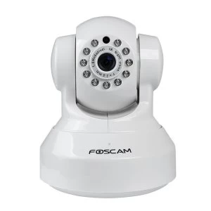 Image of Foscam FI9816P 720P HD Wireless IP Camera with Night Vision - White