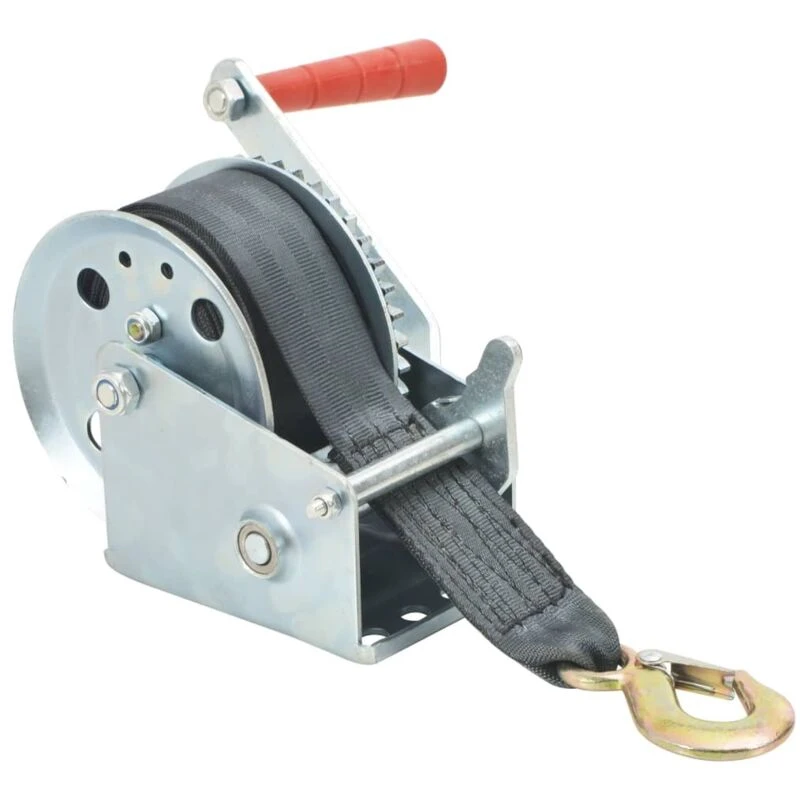Image of VIDAXL Hand Winch with Strap 540 kg vidaXL 143994