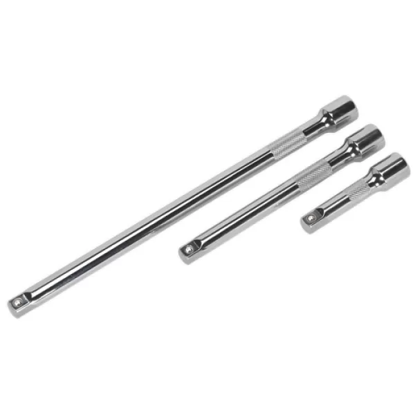 Image of Genuine SEALEY AK6340 Extension Bar Set 3pc 3/8Sq Drive