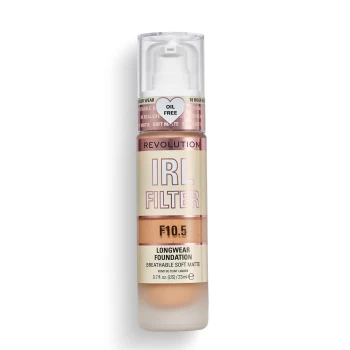 Image of Makeup Revolution IRL Filter Longwear Foundation 23ml (Various Shades) - F10.5