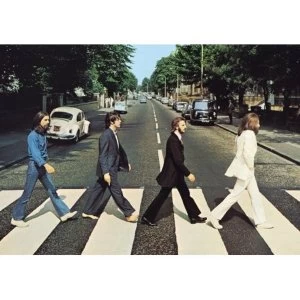 Image of The Beatles - Abbey Road Crossing Postcard