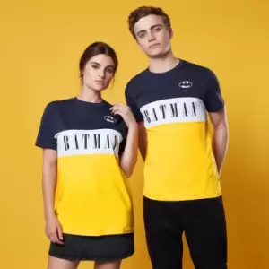 Image of Batman Panelled T-Shirt - Yellow - XXL