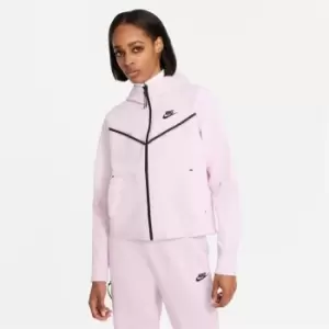 Image of Nike Tech Zip Hoodie Womens - Pink