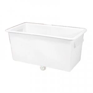 Image of Slingsby White Tapered Sides Food Grade 340 Litre Truck Container 1219x610x610m