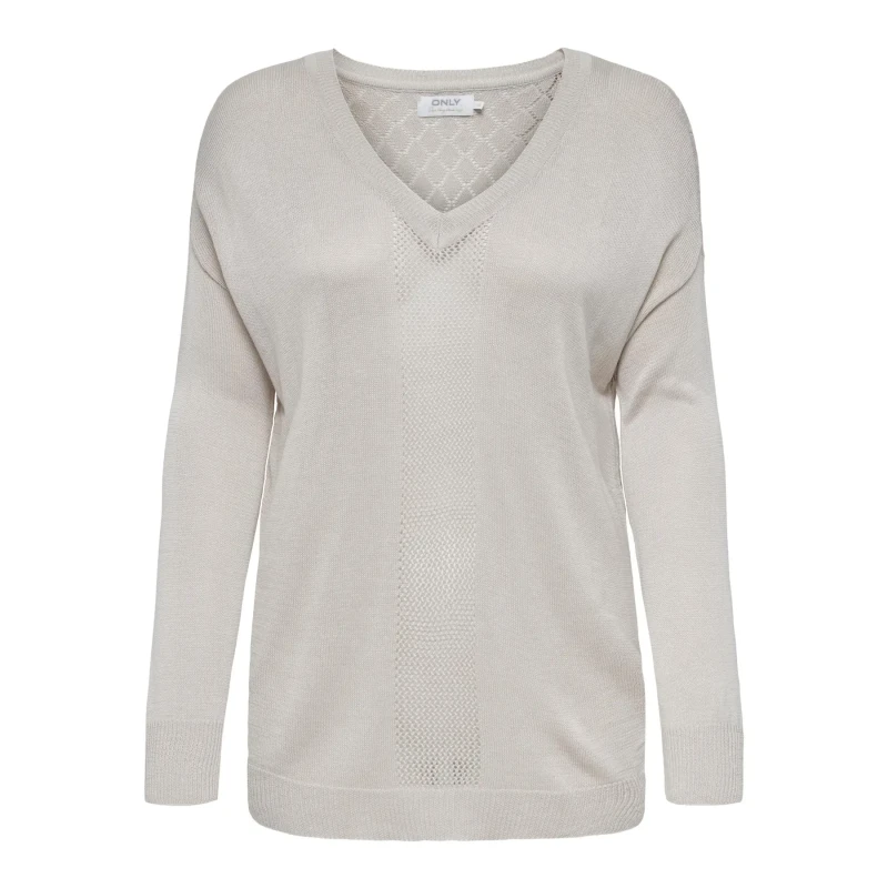 Image of Only Womens sweater Only Onlcilja L/S Beige Female S