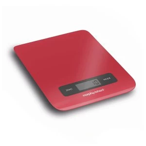 Image of Morphy Richards Electronic Kitchen Scale - Red