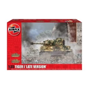 Image of Tiger-1 Late Version 1:35 Tank Air Fix Model Kit