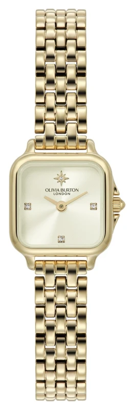 Image of Olivia Burton 24000257 Grosvenor Mini (20mm) Ivory Dial / Watch