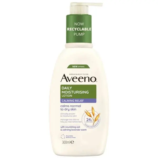 Image of Aveeno Daily Moisturising Calming Relief Lotion 300ml