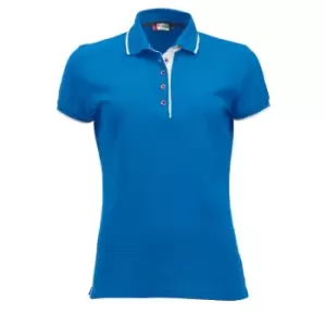 Image of Clique Womens/Ladies Seattle Polo Shirt (M) (Bright Blue)