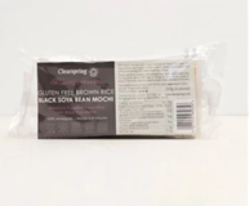 Image of Clearspring Japanese Brown Rice Mochi With Black Soybeans - 250g