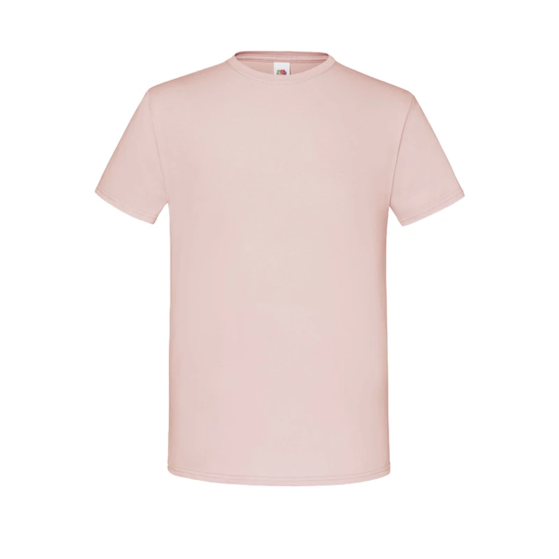 Image of Fruit Of The Loom Fruit of the Loom Men Iconic 150 T-Shirt in Rose Size: Small Rose S Male 5063238612969