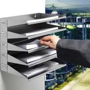 Image of Durable Sorting Rack 5 Tray A4 Grey