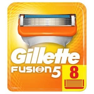 Image of Gillette Fusion Mens Razor Blades 8 Count