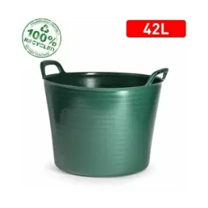 Image of Plasticforte - Recycled Flexi Tub 42L - Green - 1234615