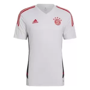 Image of adidas FC Bayern Condivo 22 Training Jersey Mens - White