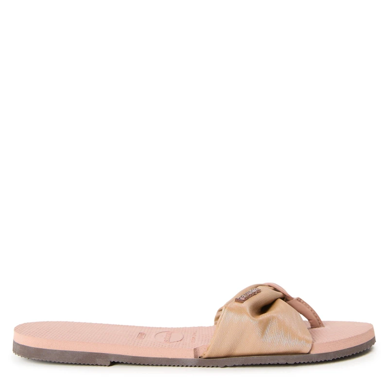 Image of Havaianas Womens Hav. You St Tropez Lush Crocus Rose Flip Flops Crocus Rose female 3/4