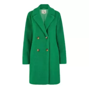 Image of Yumi Green Teddy Bear Coat - Green