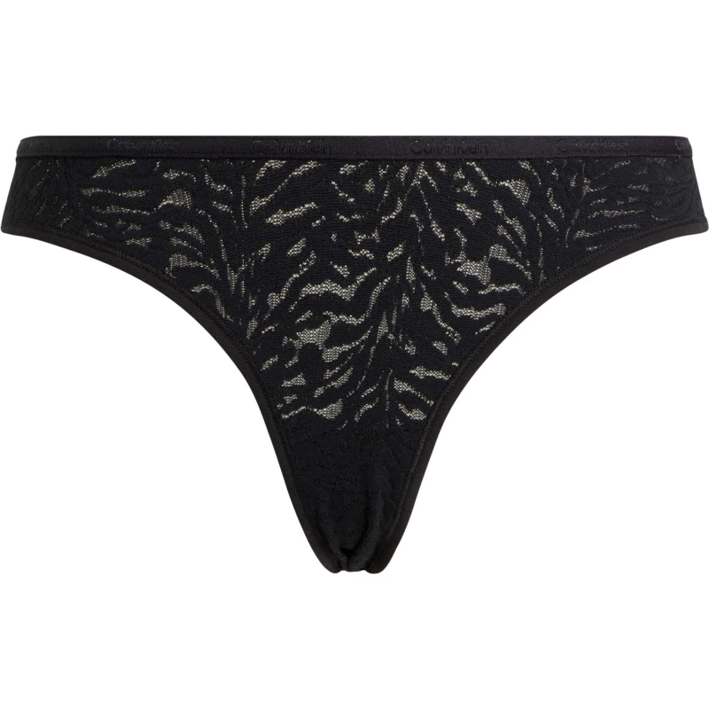 Image of Calvin Klein Lace Brief - Black 12