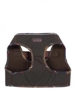 Image of Barbour Wax Step In Dog Harness- Large - Medium